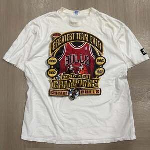 1996 90s Chicago Bulls Greatest Team Ever Starter t-shirt rare vintage NBA XL